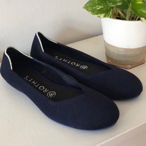 ROTHY’S Rounded-toe Flat | Maritime Navy | Sz 6.6